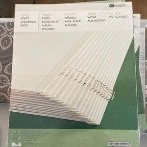 Creative memories 8.5x11 white page refills